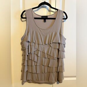 INC International Concepts Light Beige Blouse
